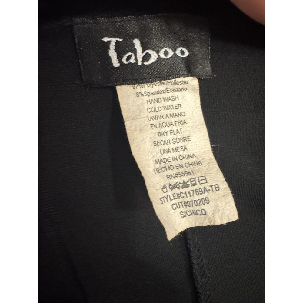 VTG Taboo Babydoll Dress Small Runs Smaller Y2K Whimsigoth Babydoll Stretchy - Picture 6 of 10